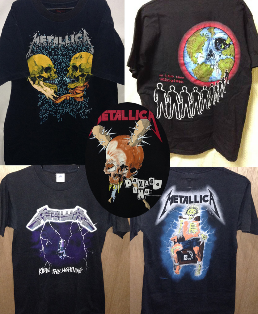 バンドTシャツ 買取強化中 メタリカ Metallica 1980年代～1990年代 ...